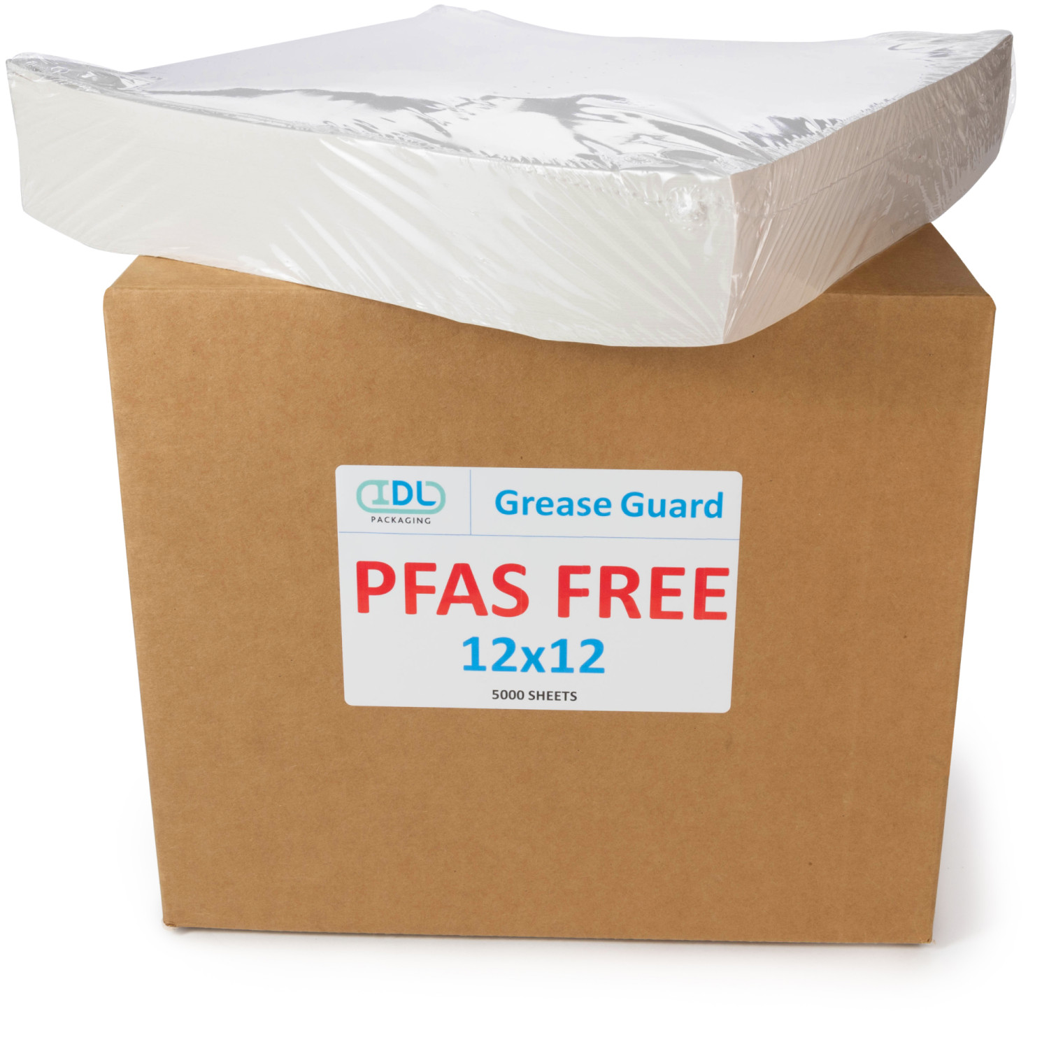 12 x 12 PFAS-Free, Grease-Proof Paper Sheets, White buy in stock