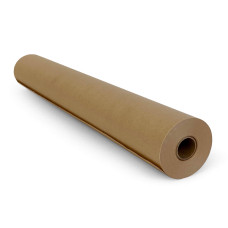 Eco Kraft Brown Paper UnRuler 20 Inch * 5 Mtr 100 gsm Paper  Roll - Paper Roll
