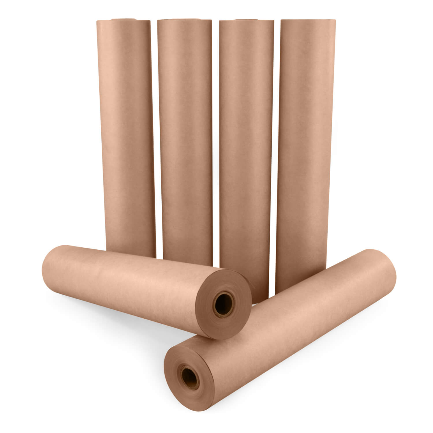 36 in Roll Wd, 600 ft Roll Lg, Kraft Paper - 5PGP4