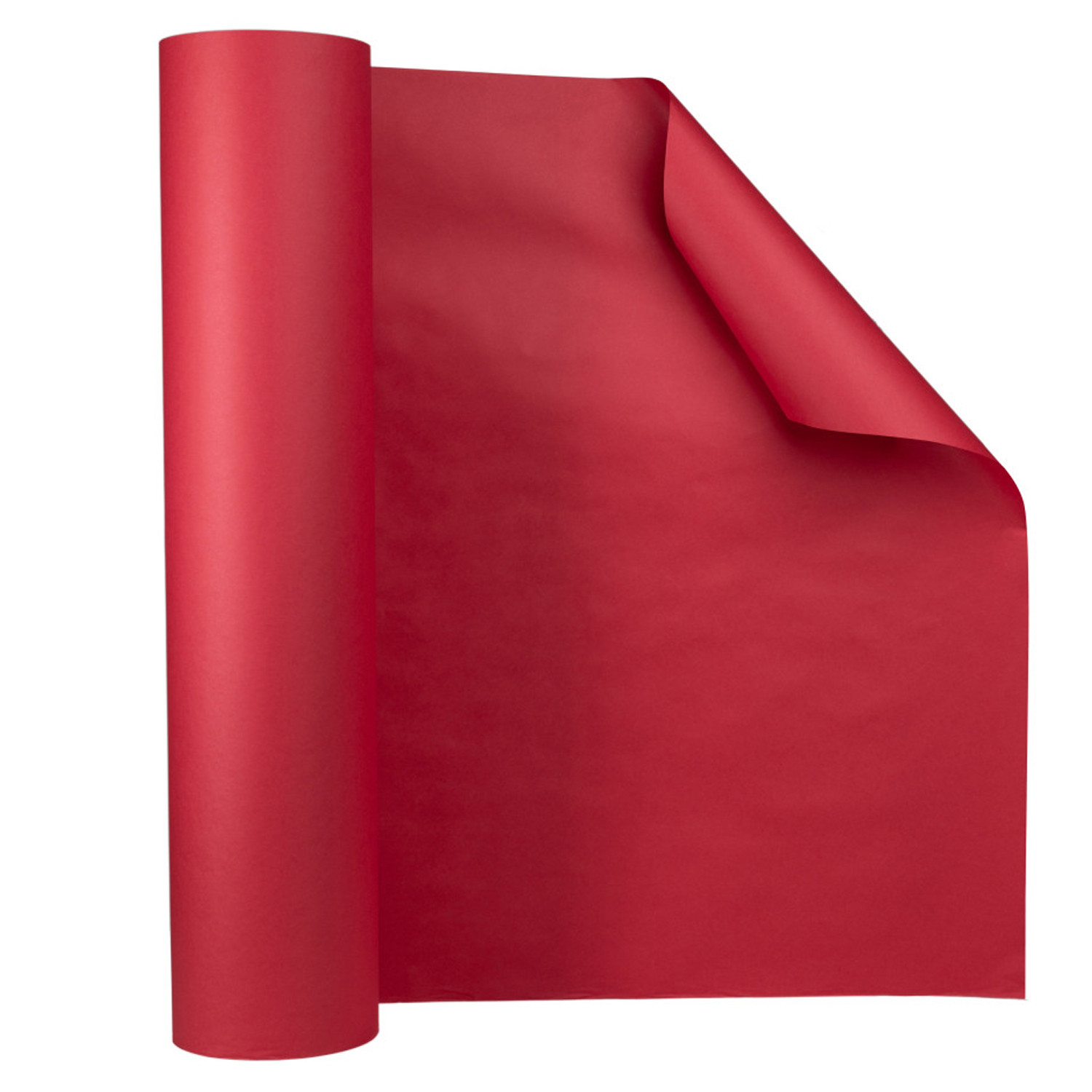 Red Paper in USA, Rolls of Craft Paper
