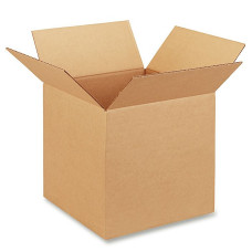 12"L x 12"W x 12"H Medium Box for Moving, Shipping or Storing Items, 100% Recyclable, Brown