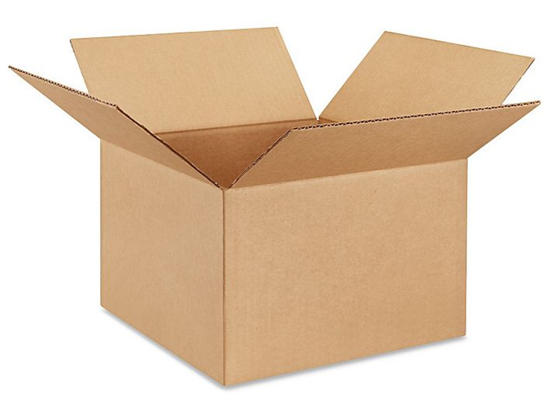 12"L x 12"W x 8"H Medium Box for Moving, Shipping or Storing Items, 100% Recyclable, Brown
