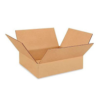 12"L x 12"W x 3"H Medium Cardboard Box for Moving, Shipping or Storage, 100% Recyclable, Brown