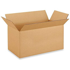 12"L x 6"W x 6"H Small Box for Moving, Shipping or Storing Items, 100% Recyclable, Brown
