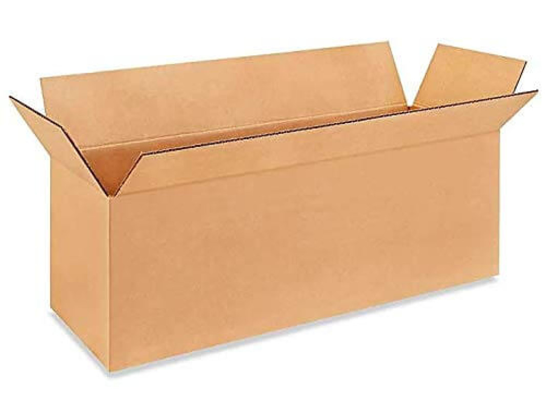 24"L x 8"W x 8"H Long Box for Moving, Shipping or Storing Items, 100% Recyclable, Brown 4