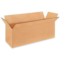 24"L x 8"W x 8"H Long Box for Moving, Shipping or Storing Items, 100% Recyclable, Brown