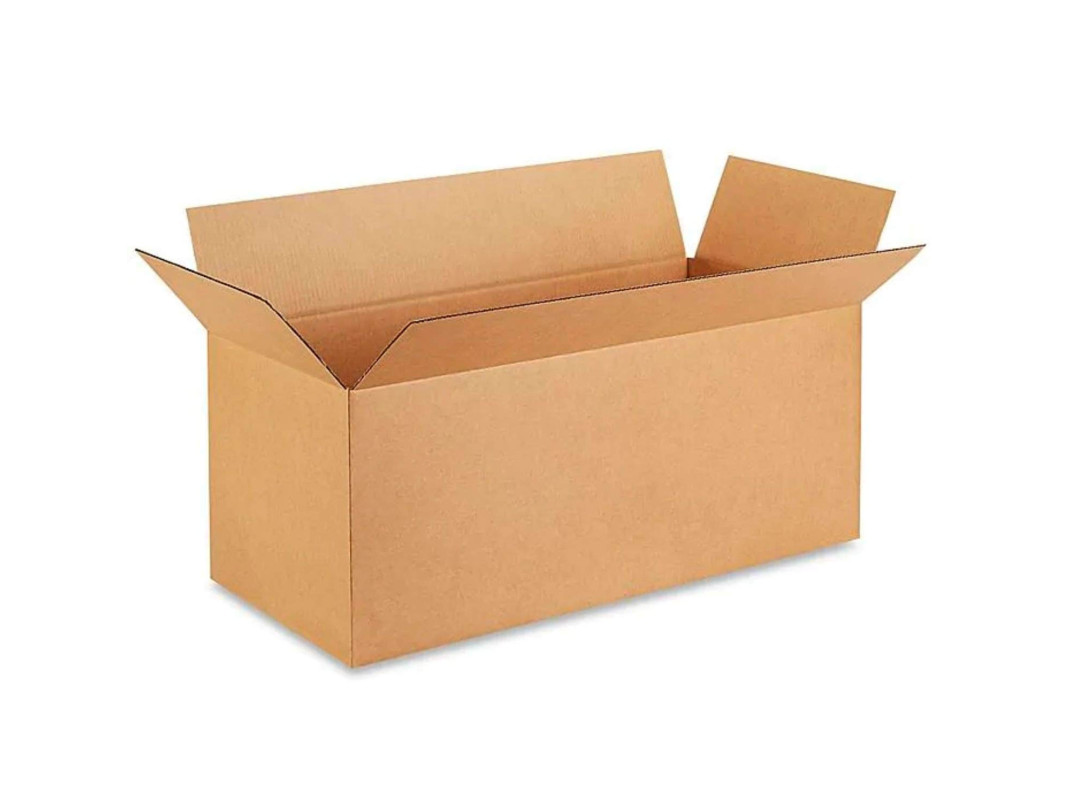 33"L x 14”W x 14"H Large Box for Moving, Shipping or Storing Items, 100% Recyclable, Brown 3