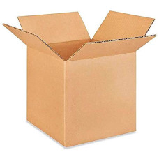 7"L x 7"W x 7"H Small Box for Moving, Shipping or Storing Items, 100% Recyclable, Brown