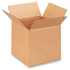 8"L x 8"W x 8"H Small Box for Moving, Shipping or Storing Items, 100% Recyclable, Brown