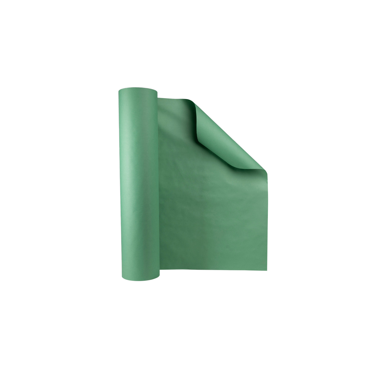 Paper Roll of Gift Wrap Kraft Green 100m (1 Unit)