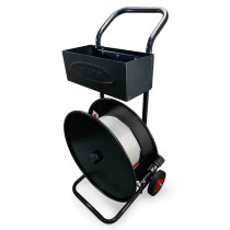 CA-248 Standard Strapping Cart/Dispenser for Woven Cord Strapping Rolls with 6 x 3" Core