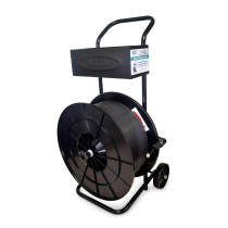 Strapping Cart/Dispenser for Polypropylene (PP) Strapping Coils with 8 x 8 Core Strapping Cart/Dispenser for Polypropylene (PP) Strapping Coils with 8 x 8 Core