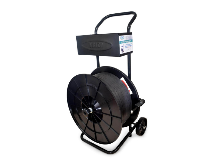 Strapping Cart/Dispenser for Polypropylene (PP) Strapping Coils with 8 x 8 Core