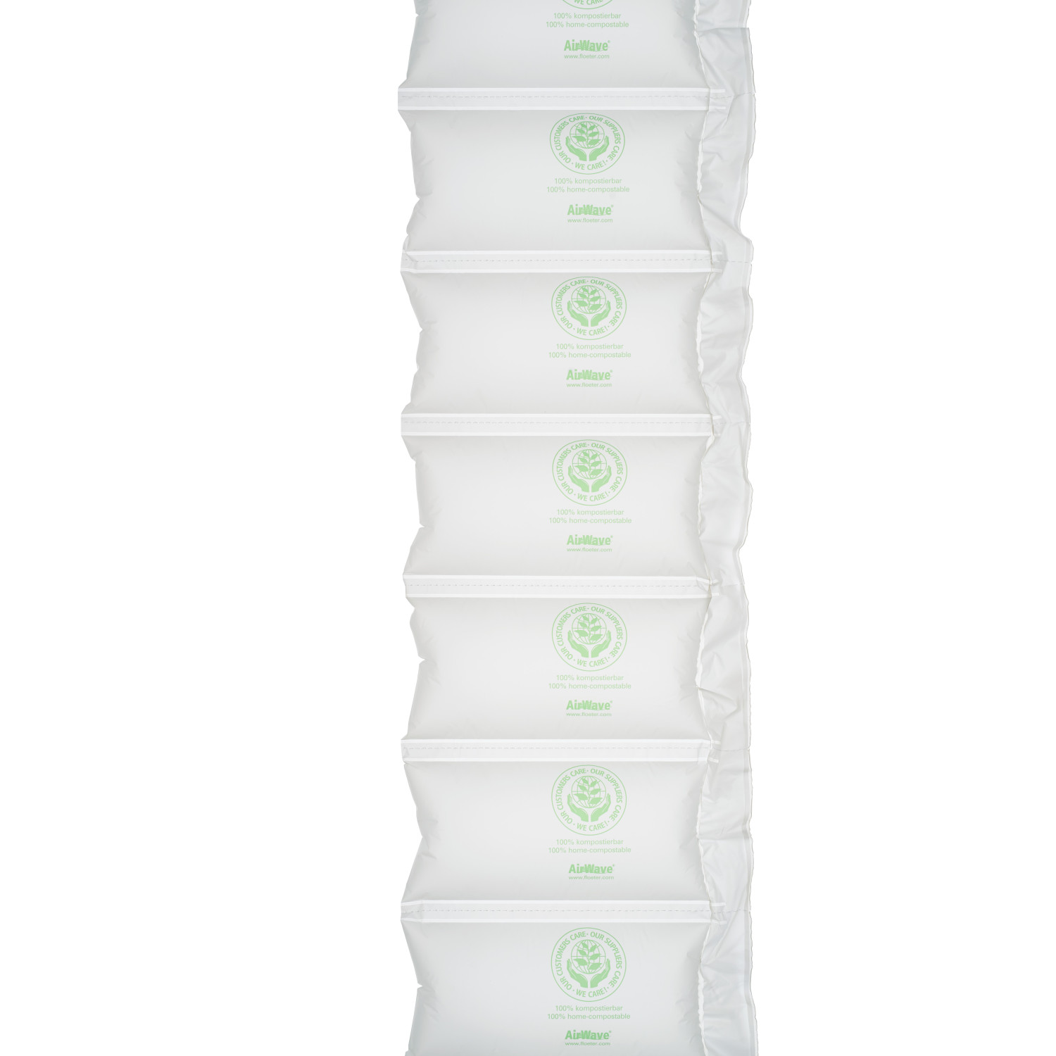 PlantWave-7.1 Air Pillows for Packaging, 8" Wide and 1700' Long Plant Based Film for AirWave-1 and AirWave-2 Machines 4