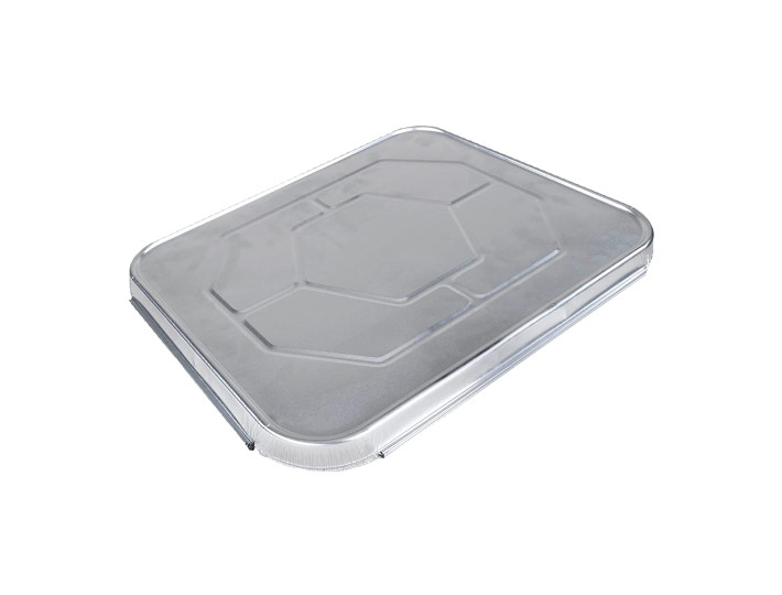 Heavy Duty Full Size Deep Aluminum Pans with Lids Foil Roasting & Steam  Table Pan 21x13 inch - Deep Chafing Trays for Catering Disposable Large  Pans