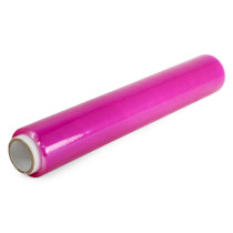 12" Strong PVC Cling Food Film Wrap Refill Roll, Violet Color