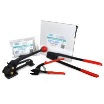 Standard 3/4" Steel Strapping Kit, 1700 lbs. Break Strength Standard 3/4" Steel Strapping Kit, 1700 lbs. Break Strength