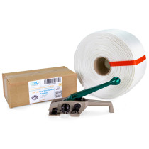 1/2" PRO Woven Cord Strapping Kit with Standard Roll, 650 lbs Break Strength