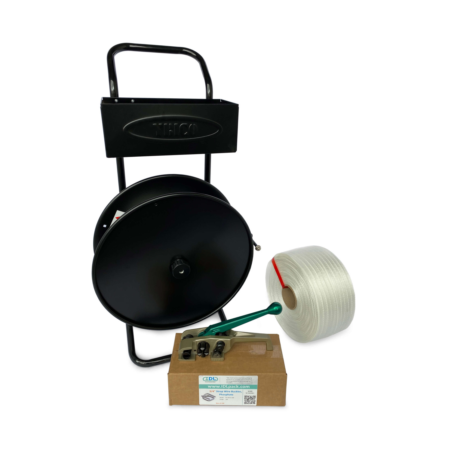 PRO 3/4" Woven Cord Strapping Kit, 1830 lbs Break Strength PRO 3/4" Woven Cord Strapping Kit, 1830 lbs Break Strength 2