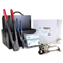 1/2" or 5/8" or 3/4" Portable Steel Strapping Kit for Pipes, Pallet Strapping Full Kit