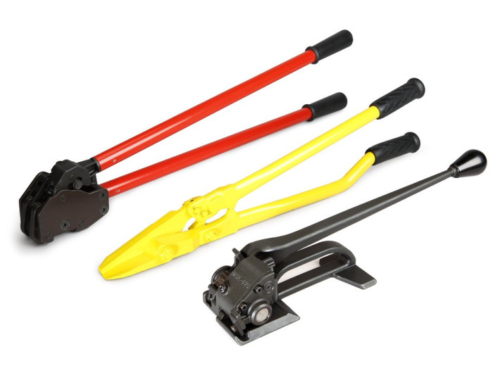 PRO Strapping Tool Set for 3/4" to 1 1/4" Steel Strapping – Heavy-Duty Tensioner, Sealer, Cutter for Metal Banding