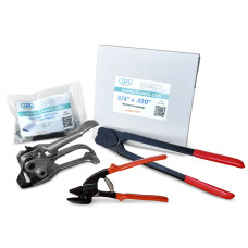 Round Packages 3/4" Steel Strapping Kit, 1700 lbs. Break Strength