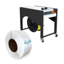 Semi-Automatic Strapping Machine (Table Top) with PP Strapping Coil Semi-Automatic Strapping Machine (Table Top) with PP Strapping Coil