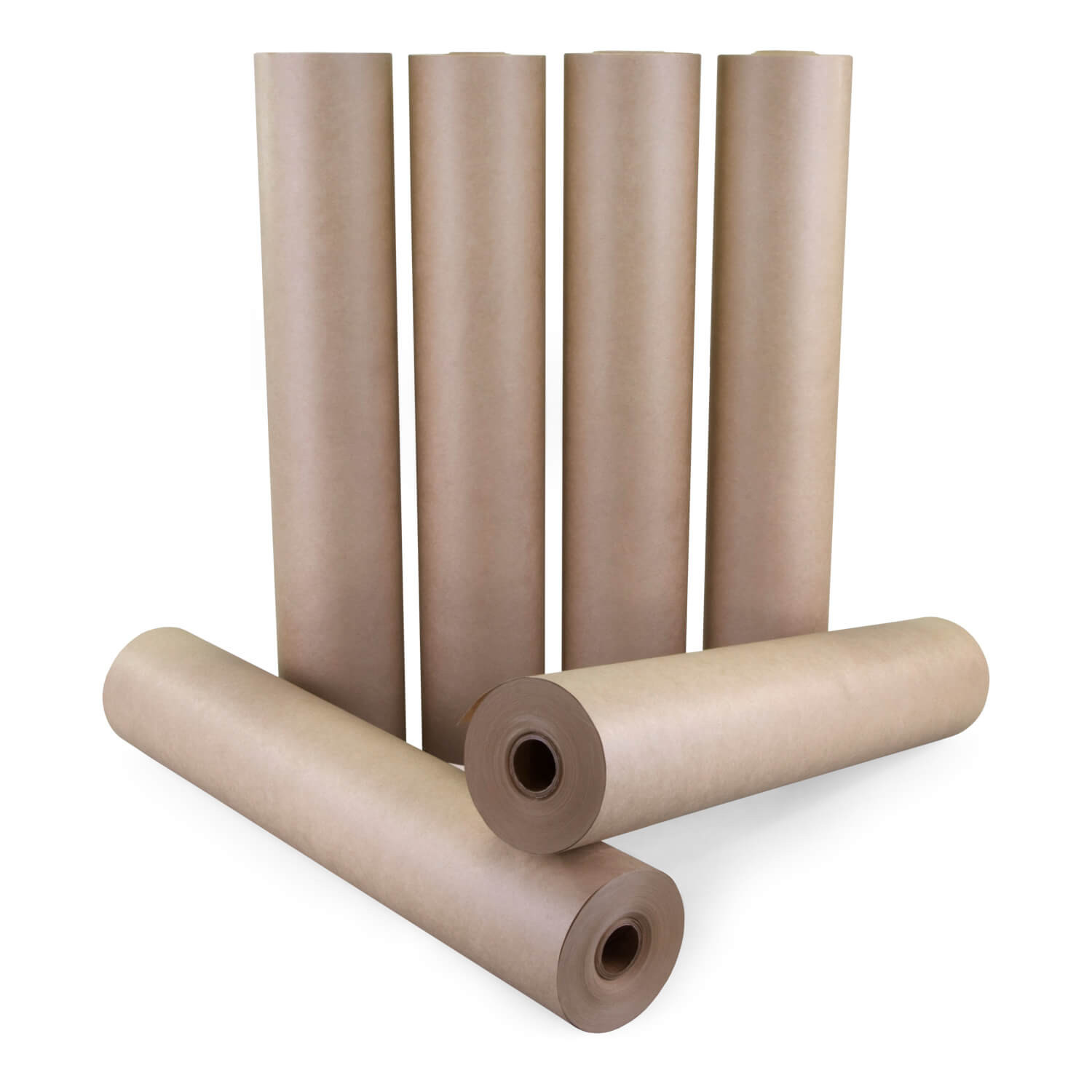 IDL Packaging 9 x 180' Brown Kraft Paper Roll for Packing, Tablecloth, Art  and other Projects 