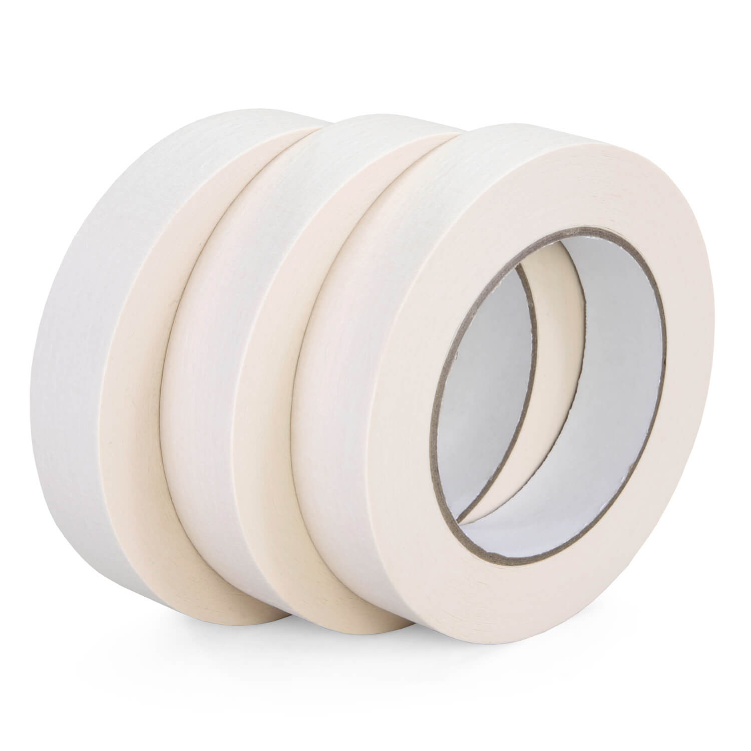 1 x 60 Yards White Masking Tape for General Purpose, Natural Rubber buy in  stock in U.S. in IDL Packaging