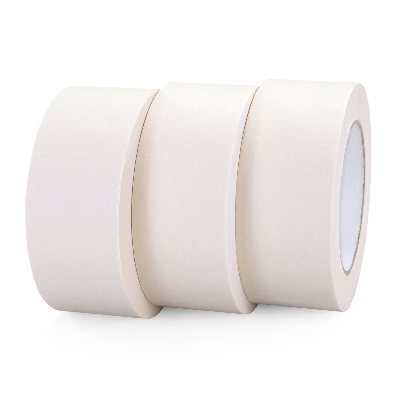 Masking Tape 2 inch Wide, White Masking Tape, 2 inch x 60.1-Yards, 3 Core,  4/Pack 