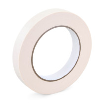 3/4" x 60 yards White Masking Tape for General Purpose, Natural Rubber 