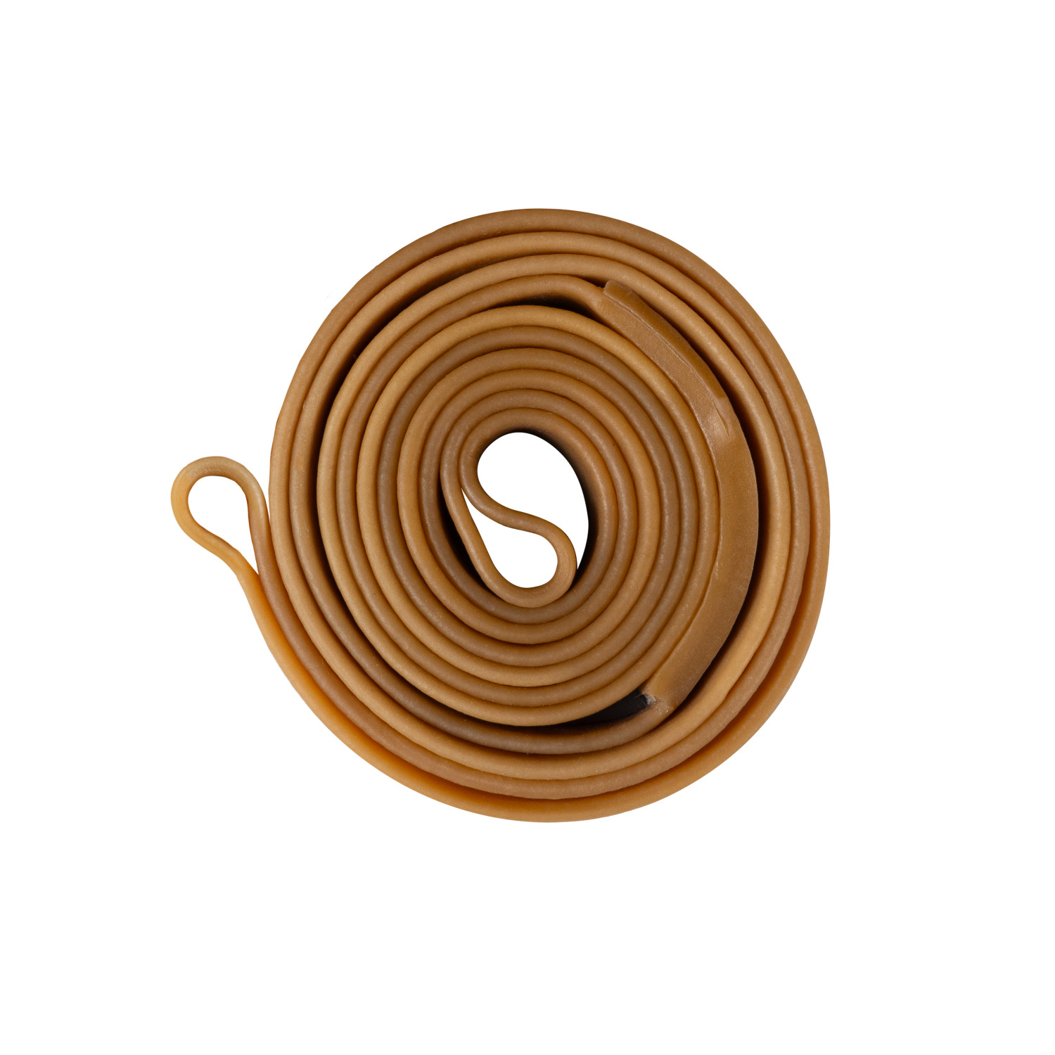 Italian Lycra - elastic rubber band / brown / approx. Ø 5 mm