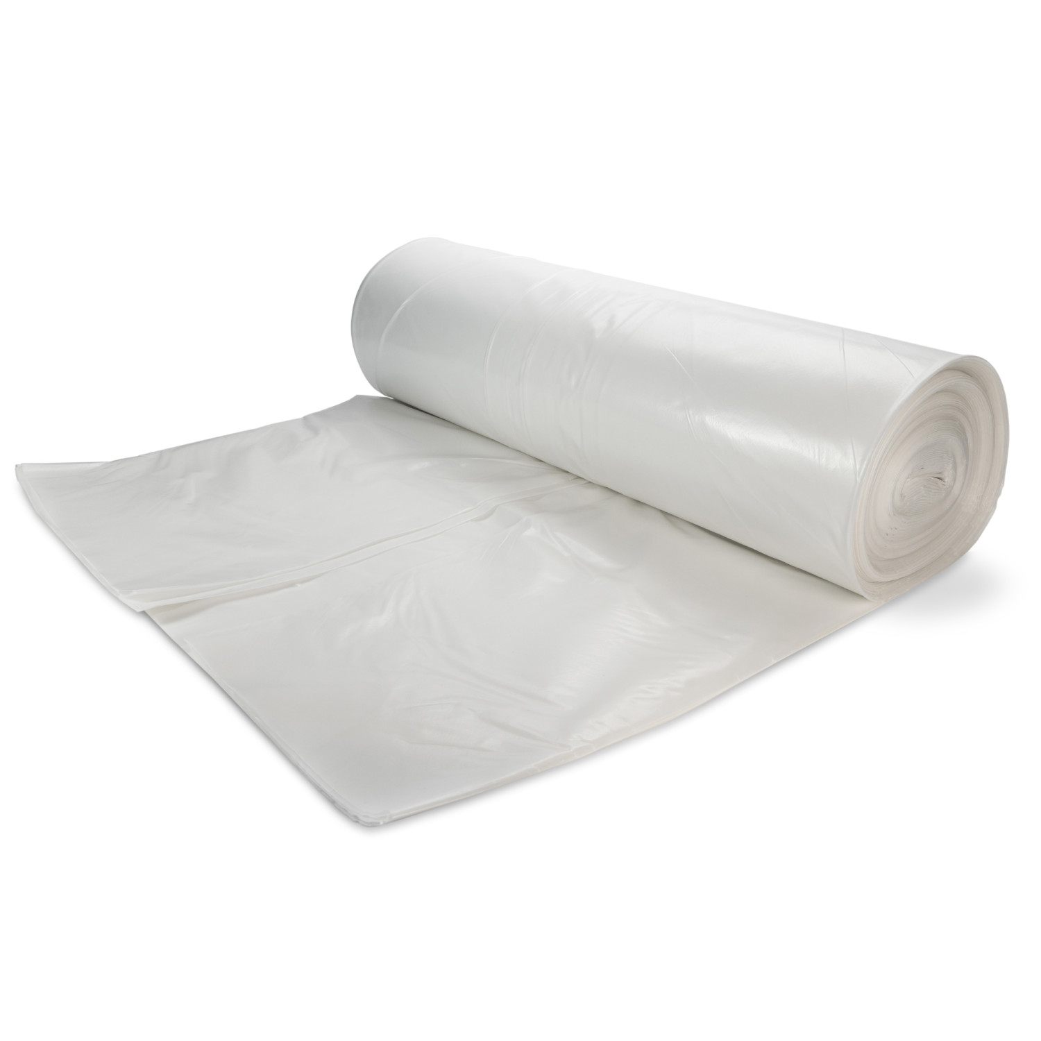 Idl Packaging Clear 6 Mil Greenhouse Plastic Sheeting, 20' x 100' (2000 Sq. ft.) LDPE Film Roll - Heavy-Duty Thick Polyethylene for Farm, Garden