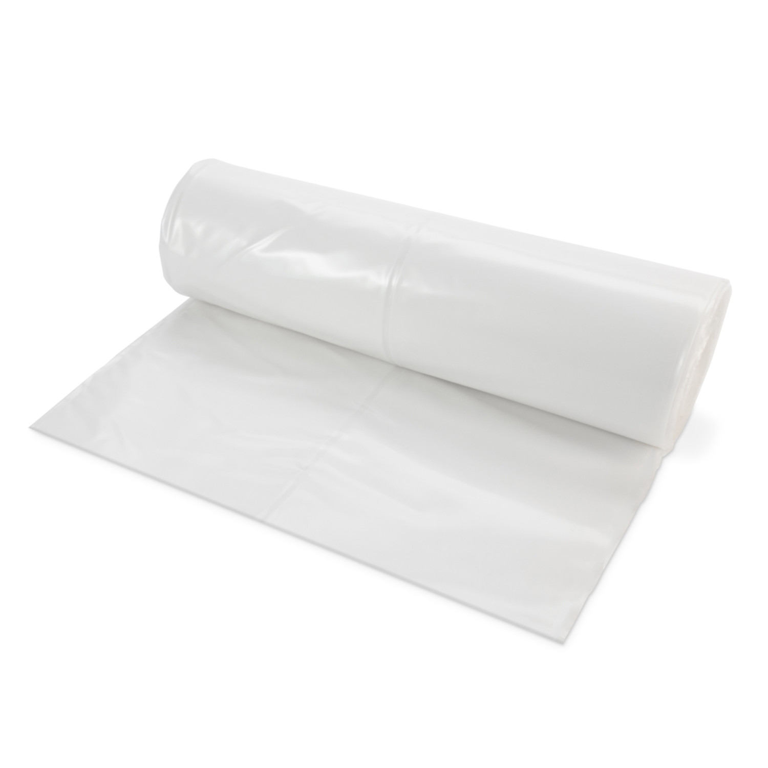 Idl Packaging Clear 4 Mil Plastic Sheeting for Painting, 4' x 50' (200 Sq. ft.) LDPE Film Roll - Heavy-Duty Thick Polyethylene for Painting