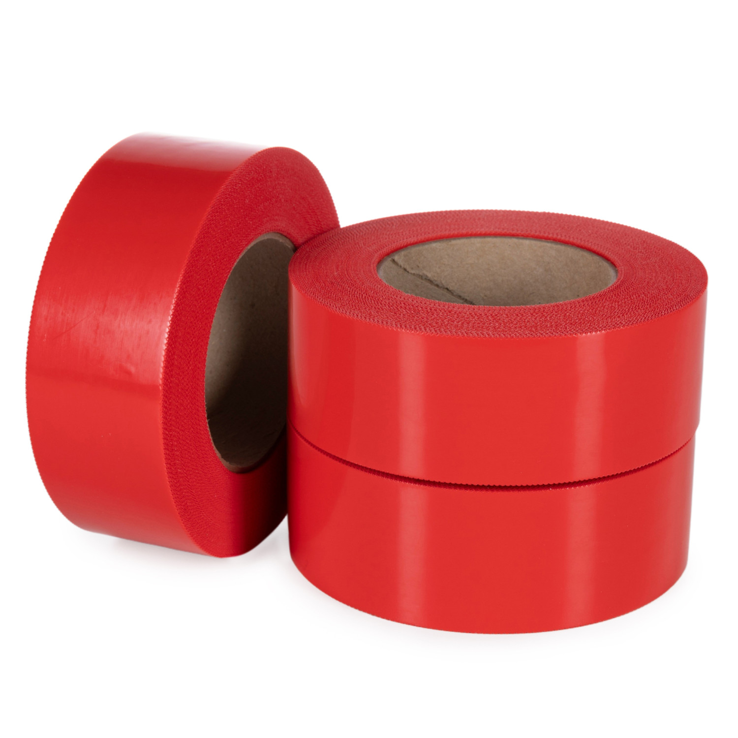 Heavy-Duty 2 x 60 Yards Red Stucco Tape, Serrated Edge buy in