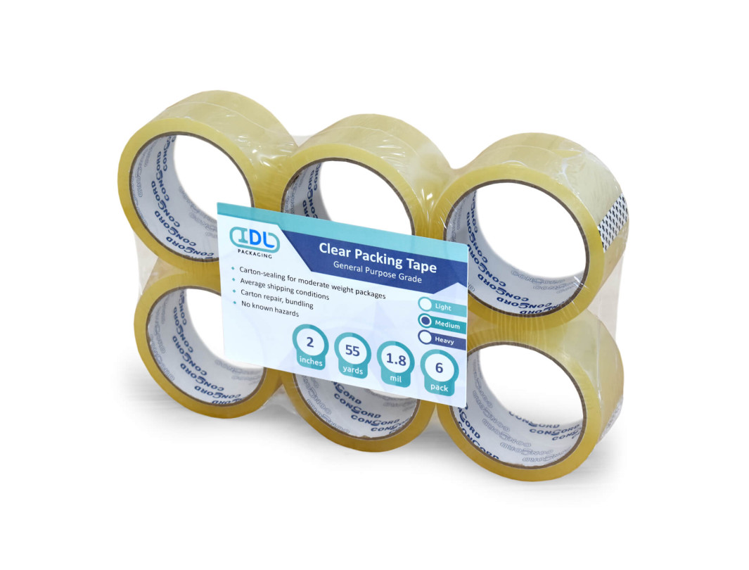 25mm x 66m 1'' and 48mm x 66m CLEAR STRONG Packing Parcel Tape Pack sellotape CS 