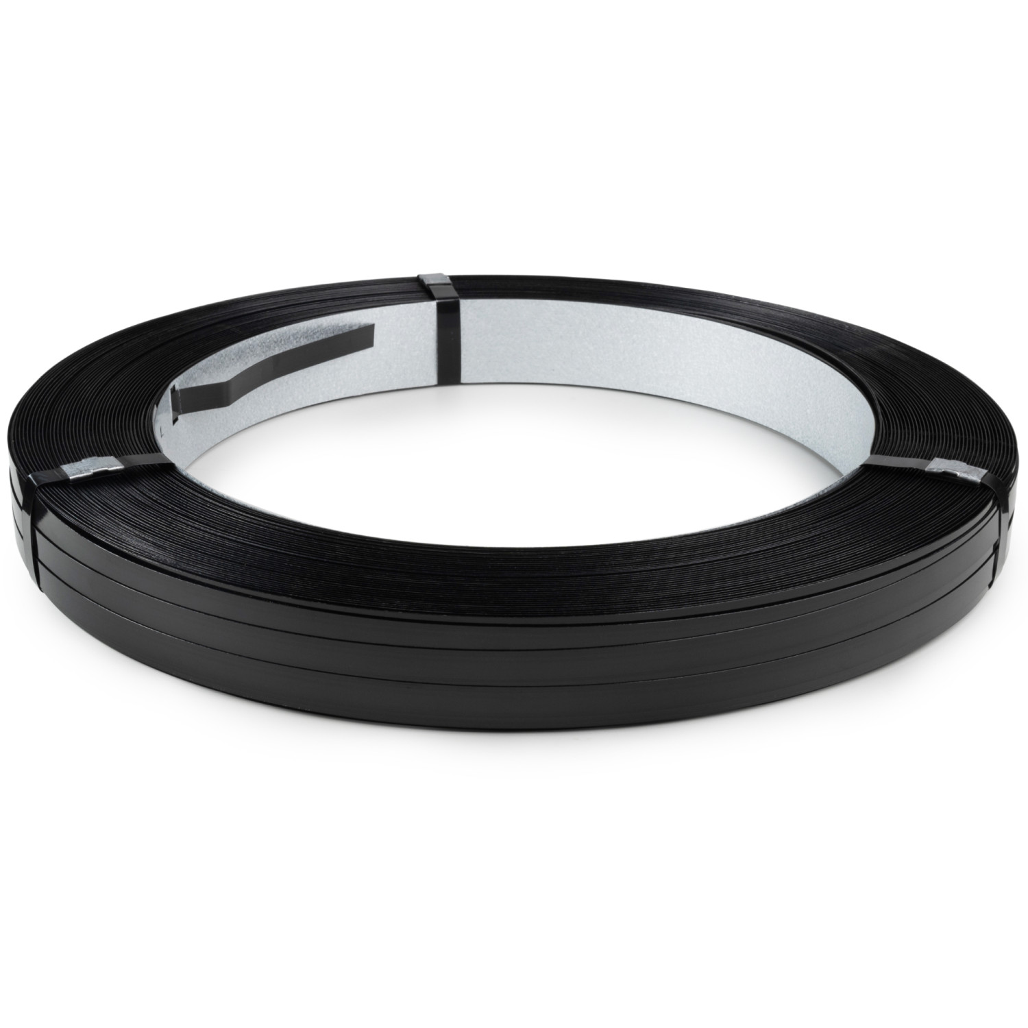 1/2" Polyester Strapping Coil - 200' Length, 760 Lbs Strength, Black