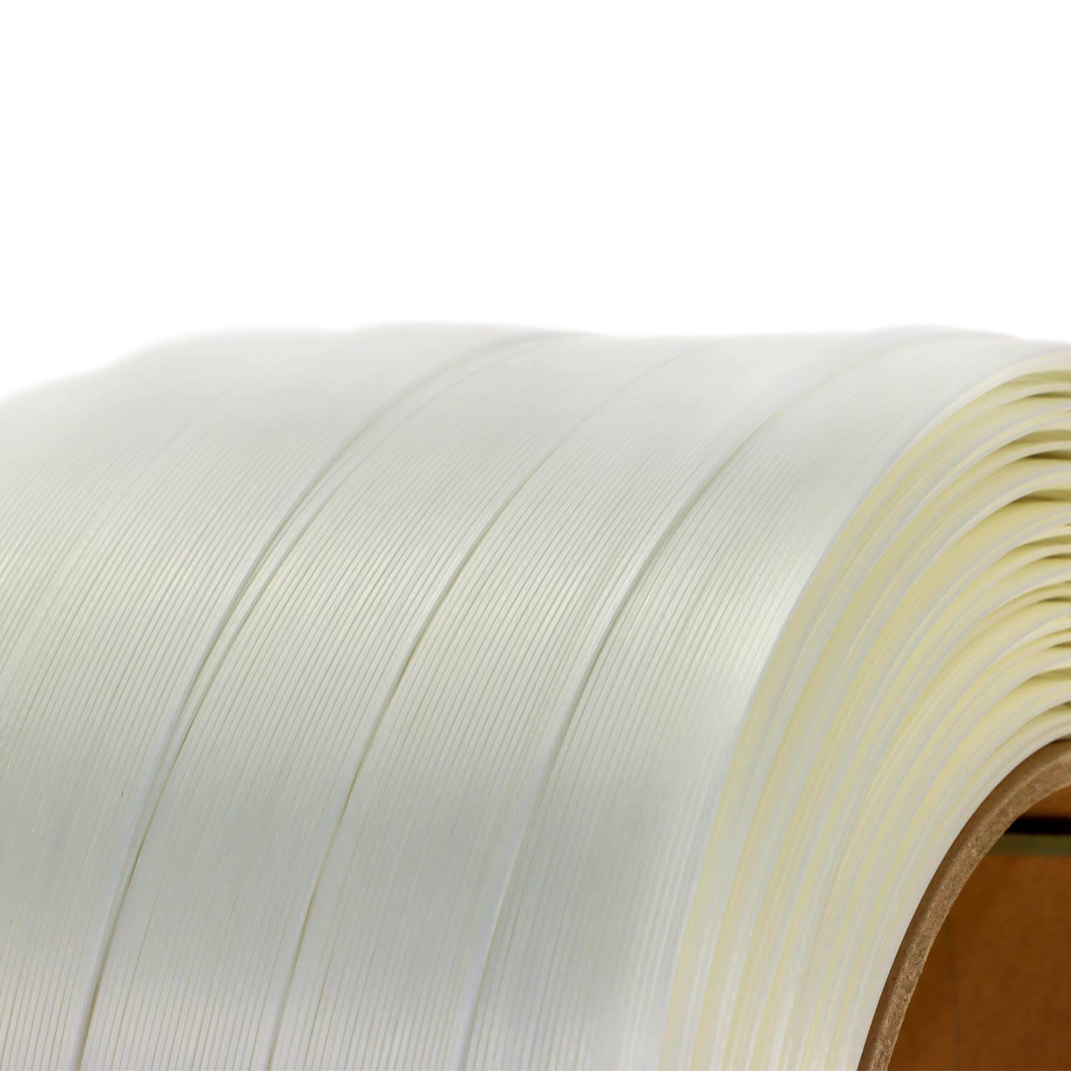 1 1/4" x 820' Heavy Duty Composite Cord Strapping Roll, 3300 lbs. Break Strength, 8 x 8 Core 3