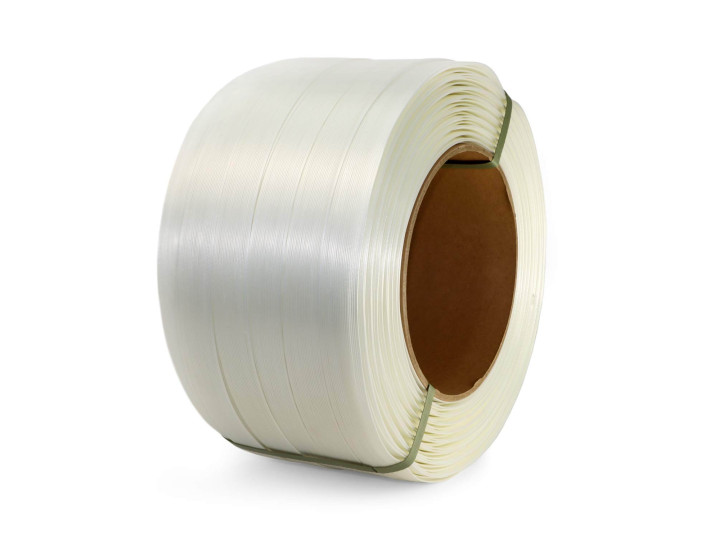 1 1/4" x 820' Heavy Duty Composite Cord Strapping Roll, 3300 lbs. Break Strength, 8 x 8 Core