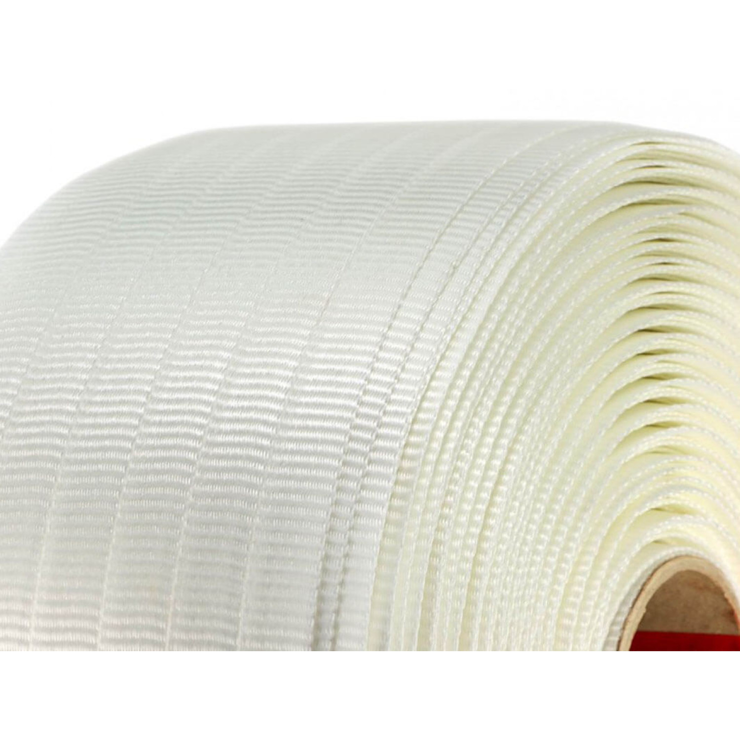 Woven Polyester Cord Strapping White 3/4” X 1640' Tensile Strength 1830LB -  Canada Wide Packaging, Cord Strapping,Phosphate Buckles