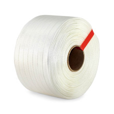 3/4" x 2100' Woven Cord Strapping Roll, 900 lbs Break Strength, 6" x 3" Core