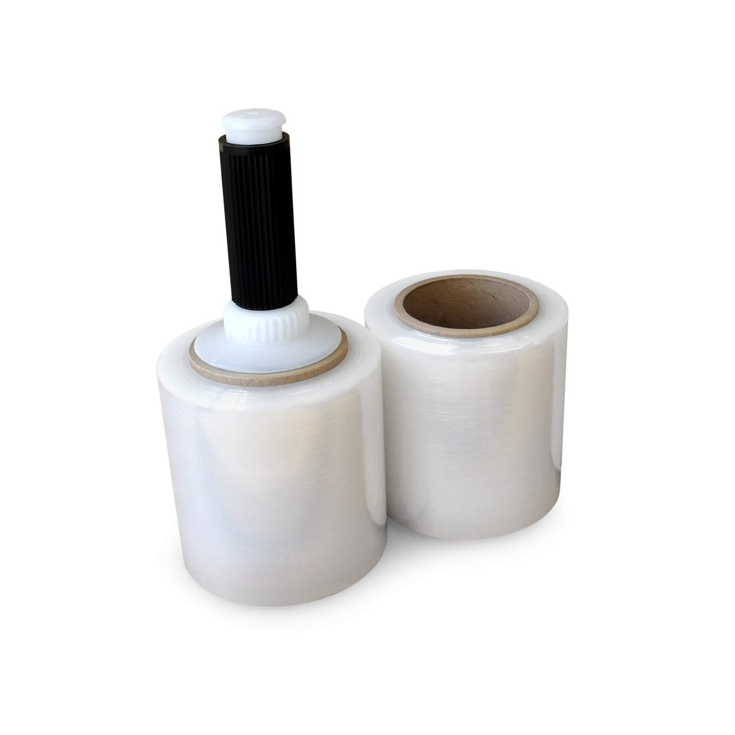 Pack of 180 Stretch Wrap Mini Rolls with 10 Handles of 80 Gauge (3" and 5" x 1000') Pack of 180 Stretch Wrap Mini Rolls with 10 Handles of 80 Gauge (3" and 5" x 1000') 4