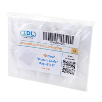 6" x 8" Small Heavy Duty Clear Vacuum Sealer Bags 6" x 8" Small Heavy Duty Clear Vacuum Sealer Bags