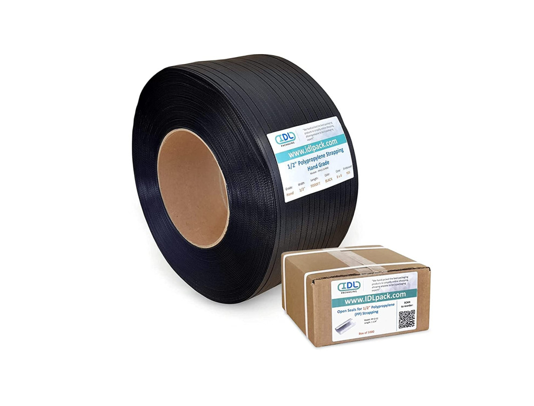 Refill for 1/2" Polypropylene (PP) Strapping Kits, with 8" x 8" Core Size, 300 or 600 lbs. Break Strength 
