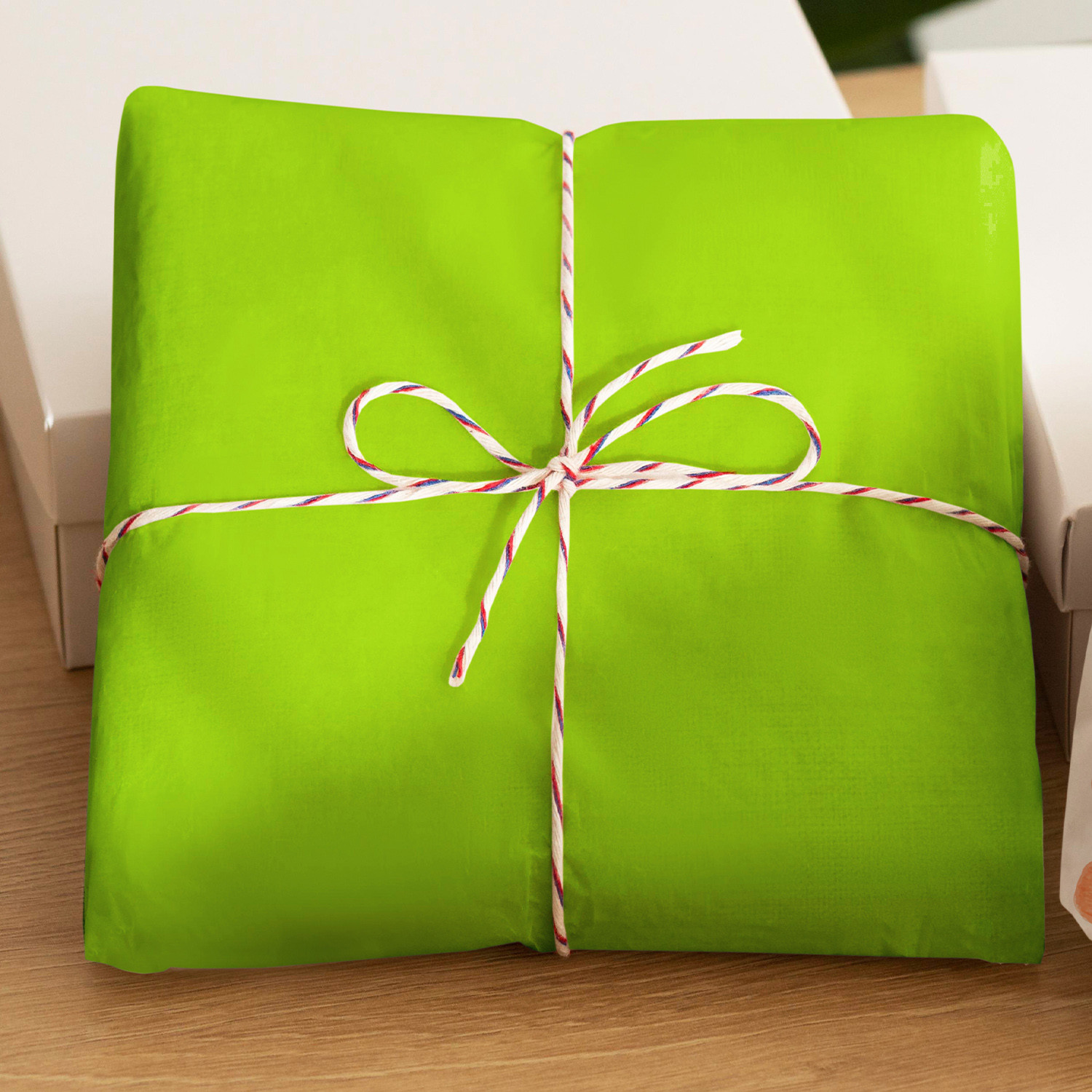 90 Sheets Gradient Lime Green Gift Tissue Paper, 14'' X 20'' Lime Green Sage Green