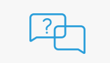 personal consultation blue icon